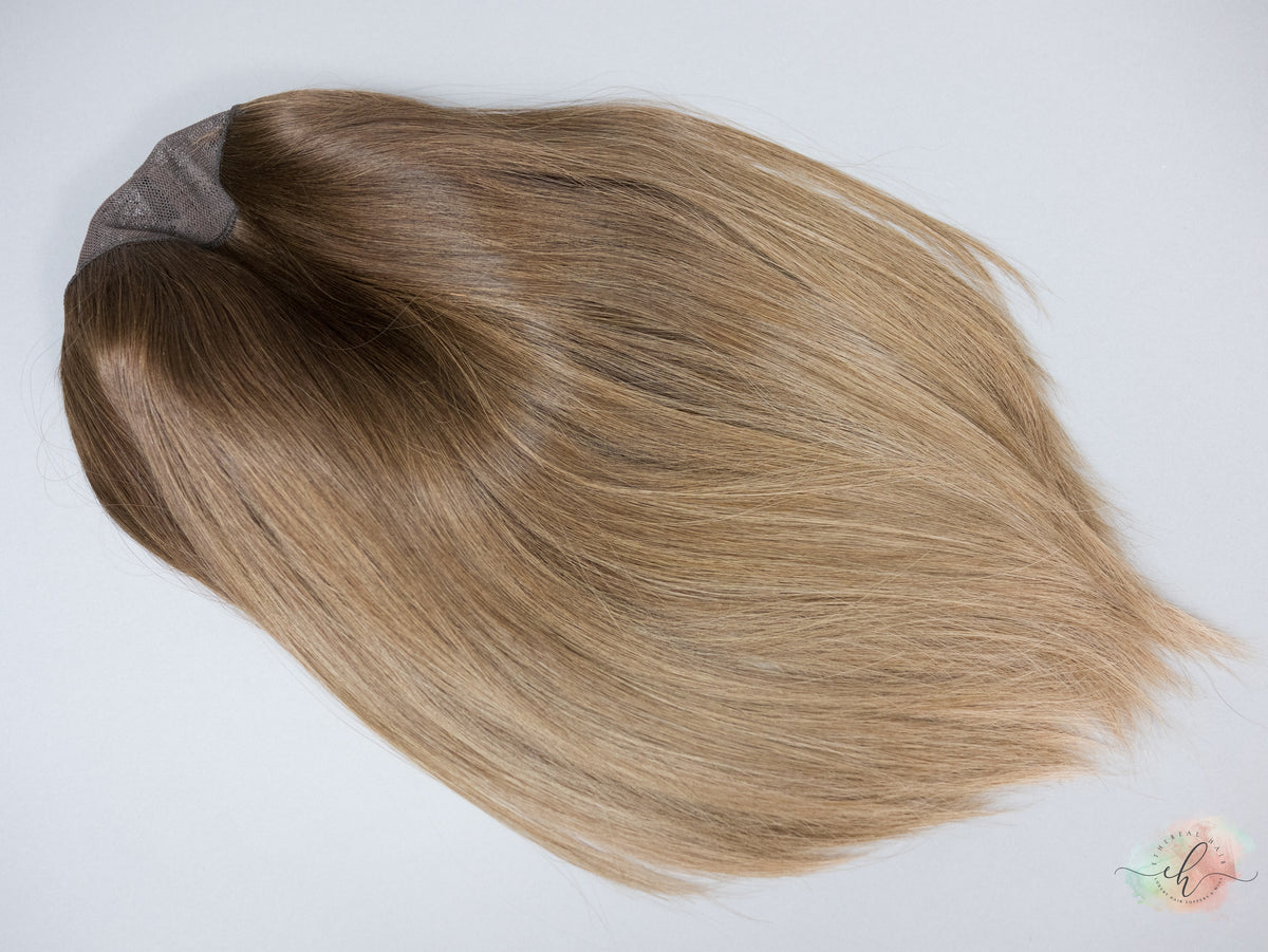 FINAL SALE “ALICIA" Premium HAT FALL Wig: Sz. M, 19-20"