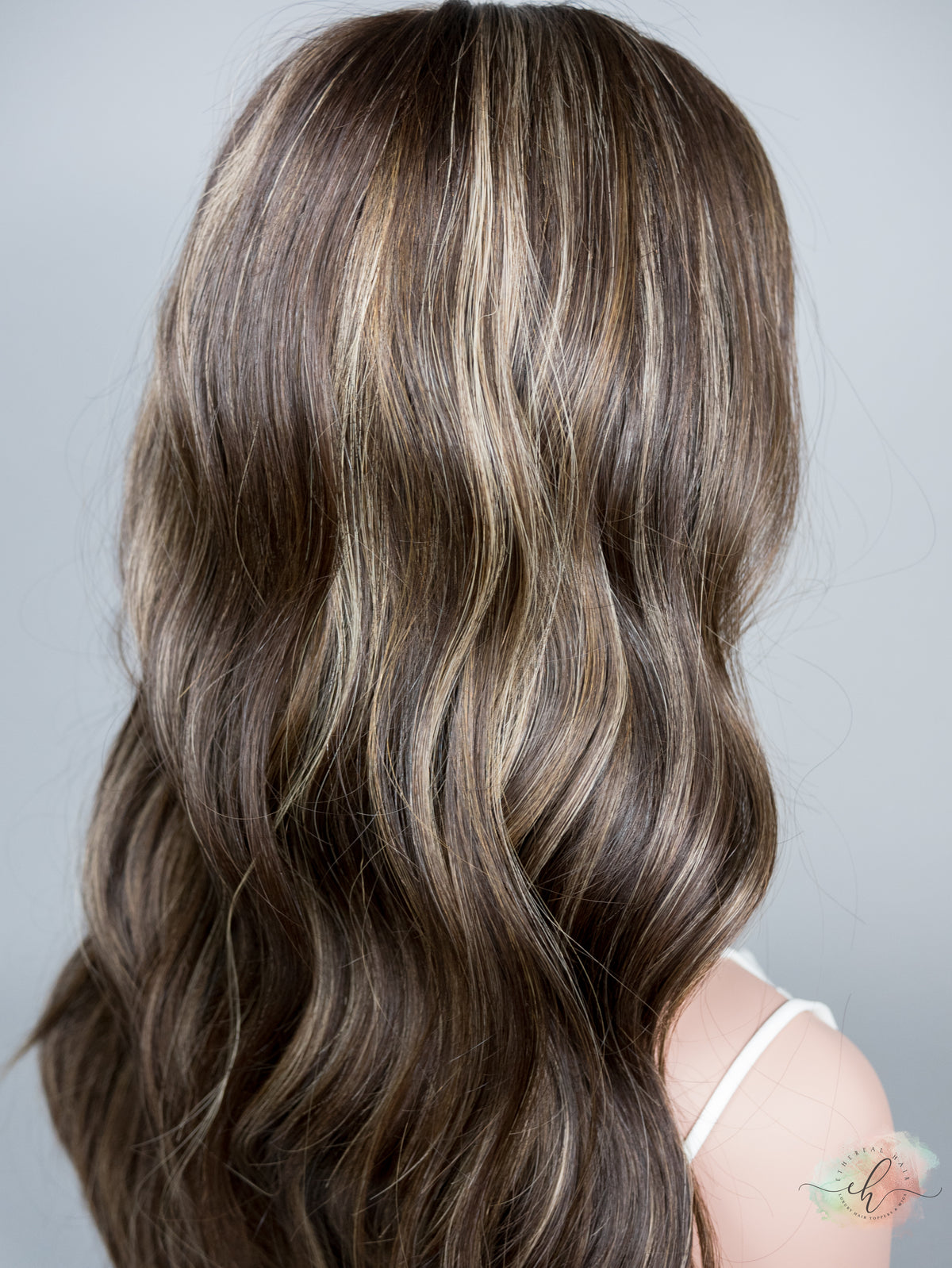 “DEIDRA" Premium Wig: Lace Top, Sz. M, 26"