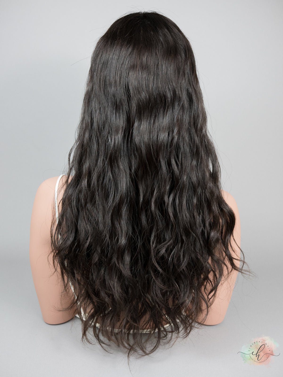 “RHIANNON&quot; Premium Topper: Lace Top, 9x9, 23-24&quot;, Curly