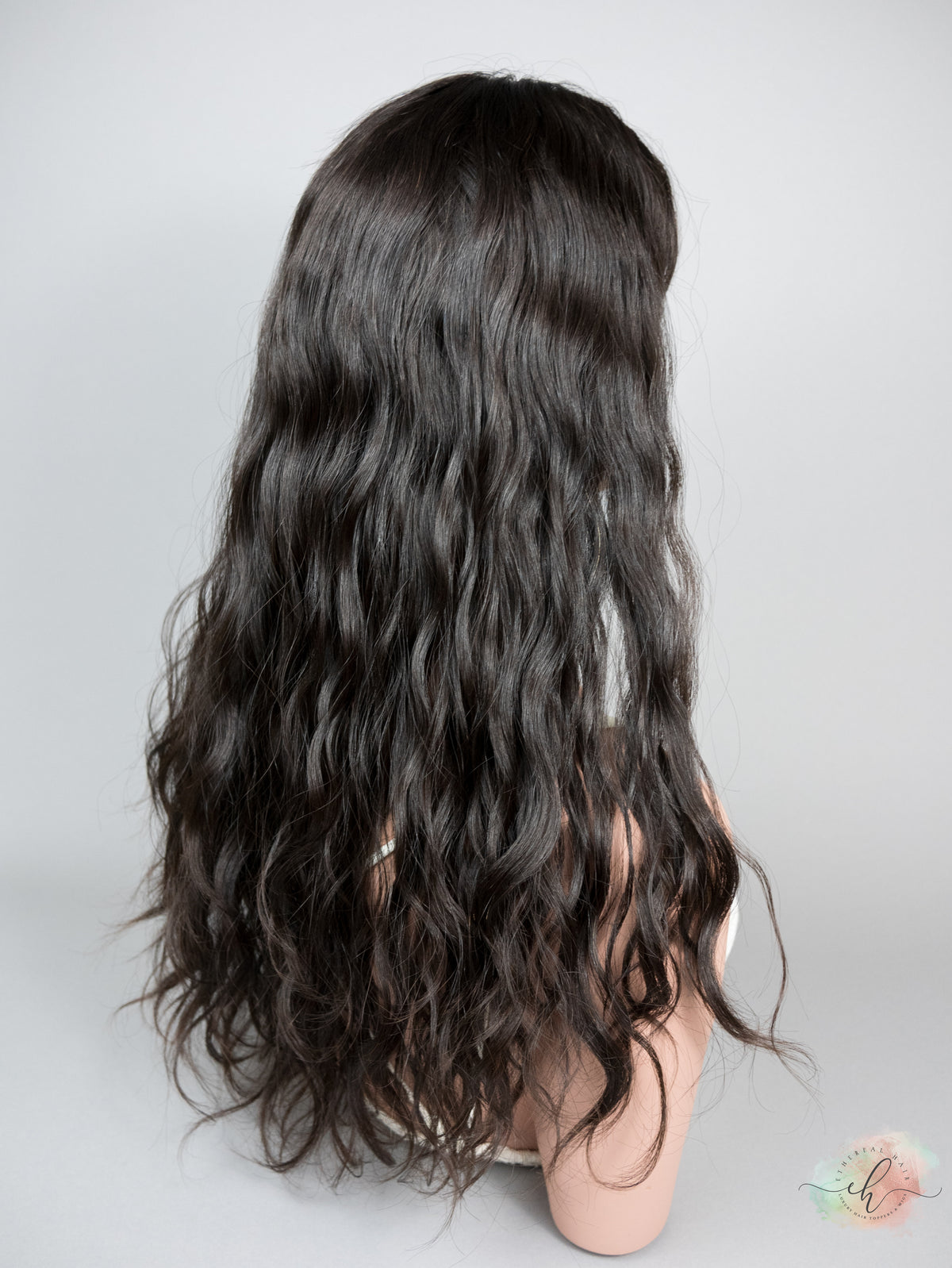 “RHIANNON&quot; Premium Topper: Lace Top, 9x9, 23-24&quot;, Curly