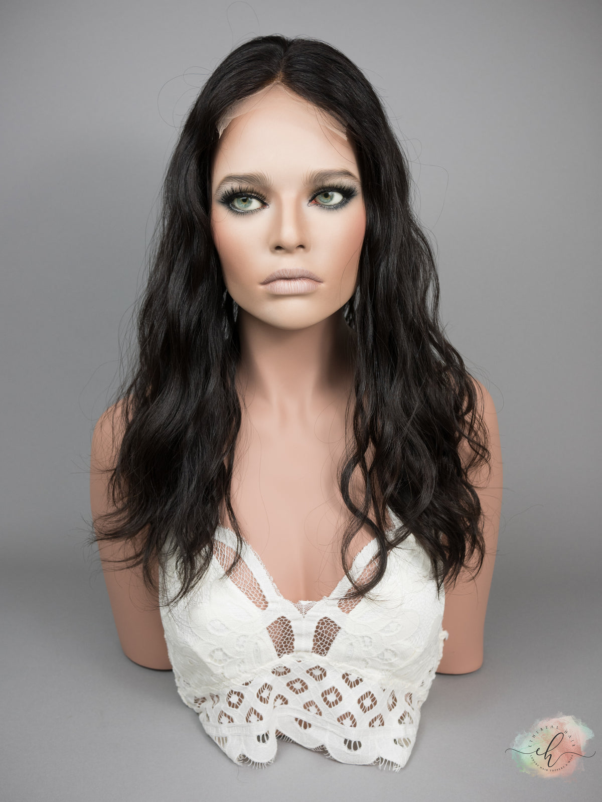 “RHIANNON&quot; Premium Topper: Lace Top, 8x8, 20-21&quot;, Wavy