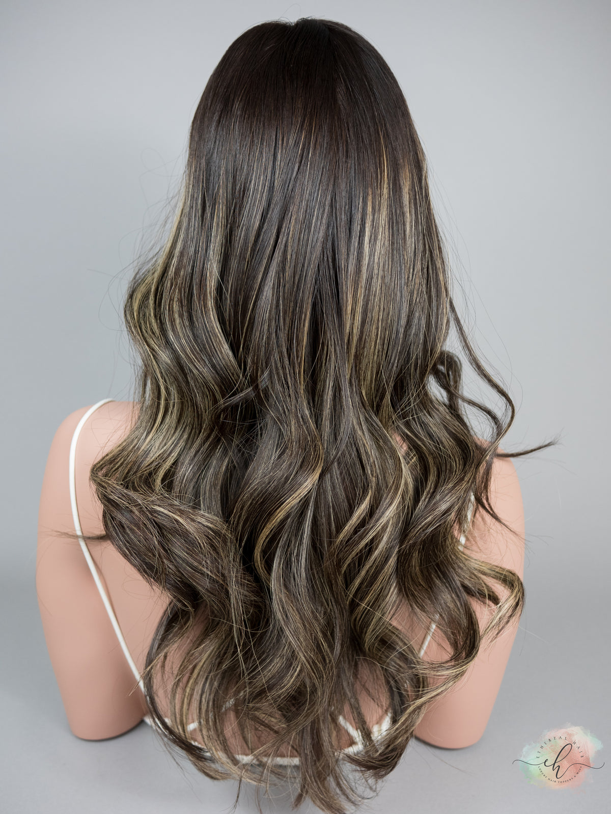 “LARK BALAYAGE" Premium Topper: Silk Top, 9x9, 24"