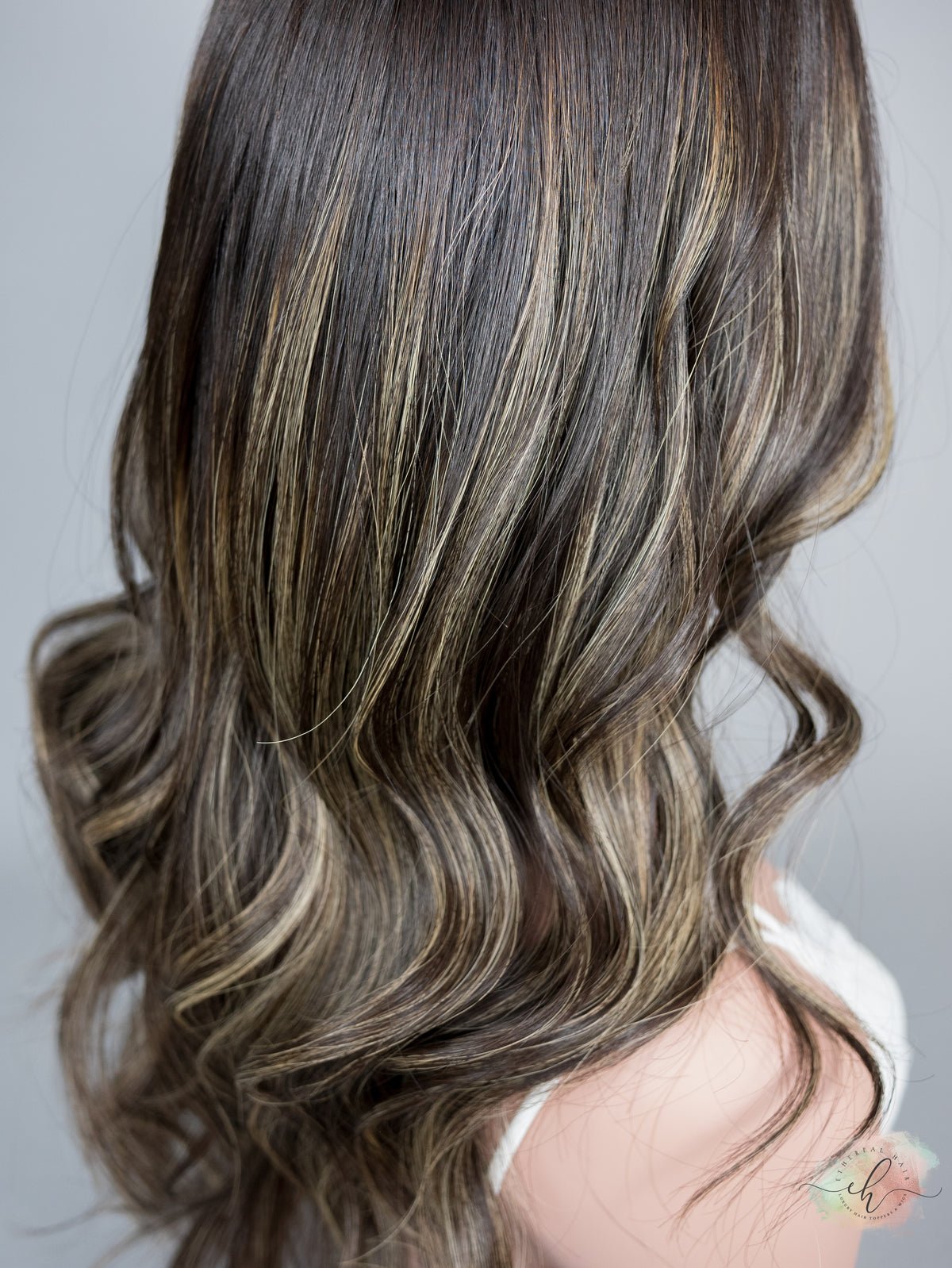 “LARK BALAYAGE" Premium Topper: Silk Top, 9x9, 24"