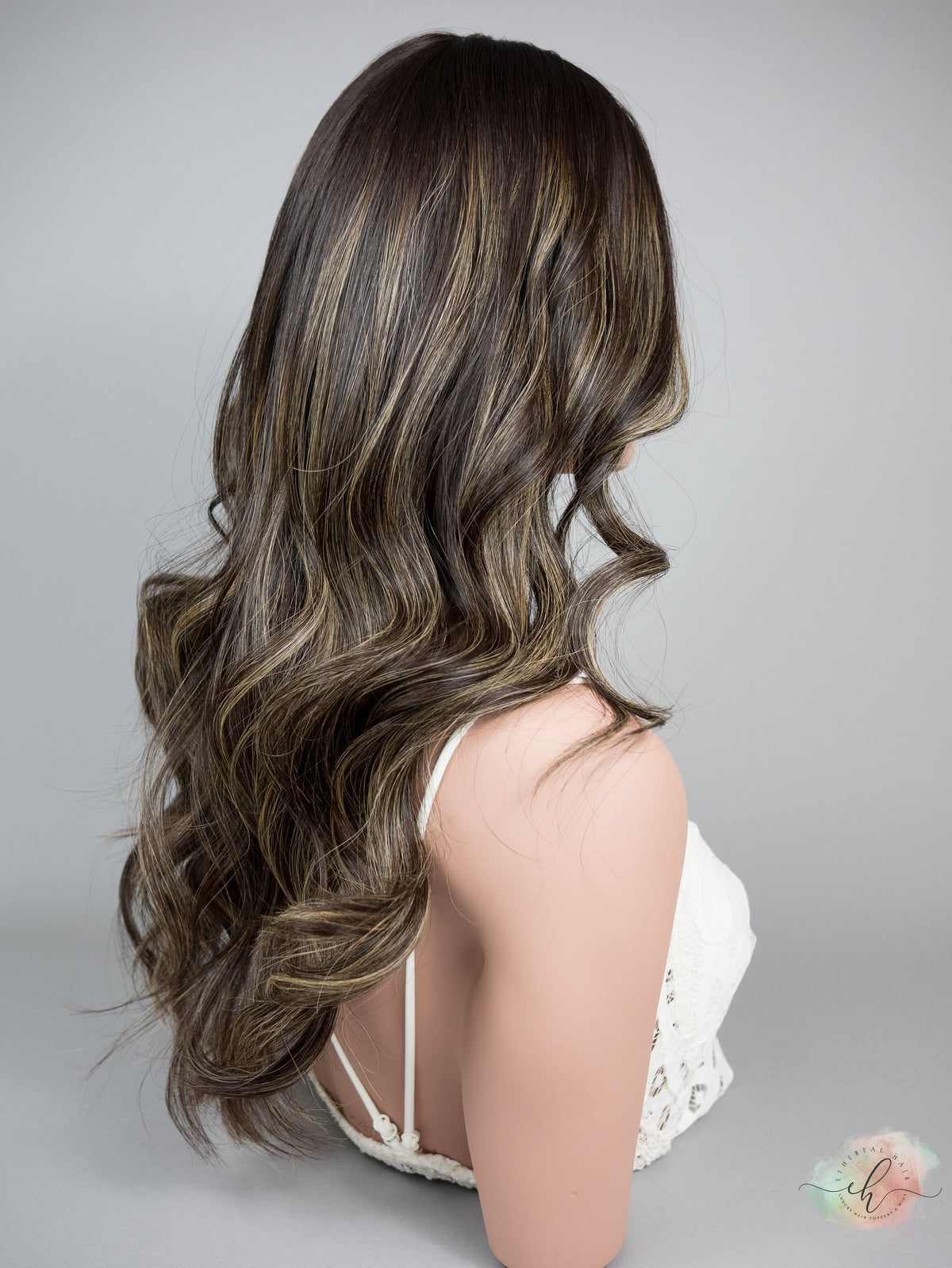 “LARK BALAYAGE" Premium Topper: Silk Top, 9x9, 24"