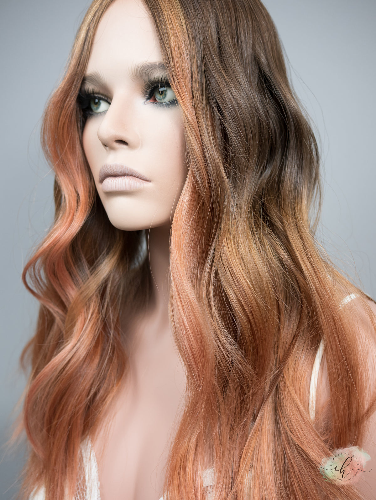 “AMBER ROSE" Exquisite Topper: Silk Top, 9x9, 21-22", Euro