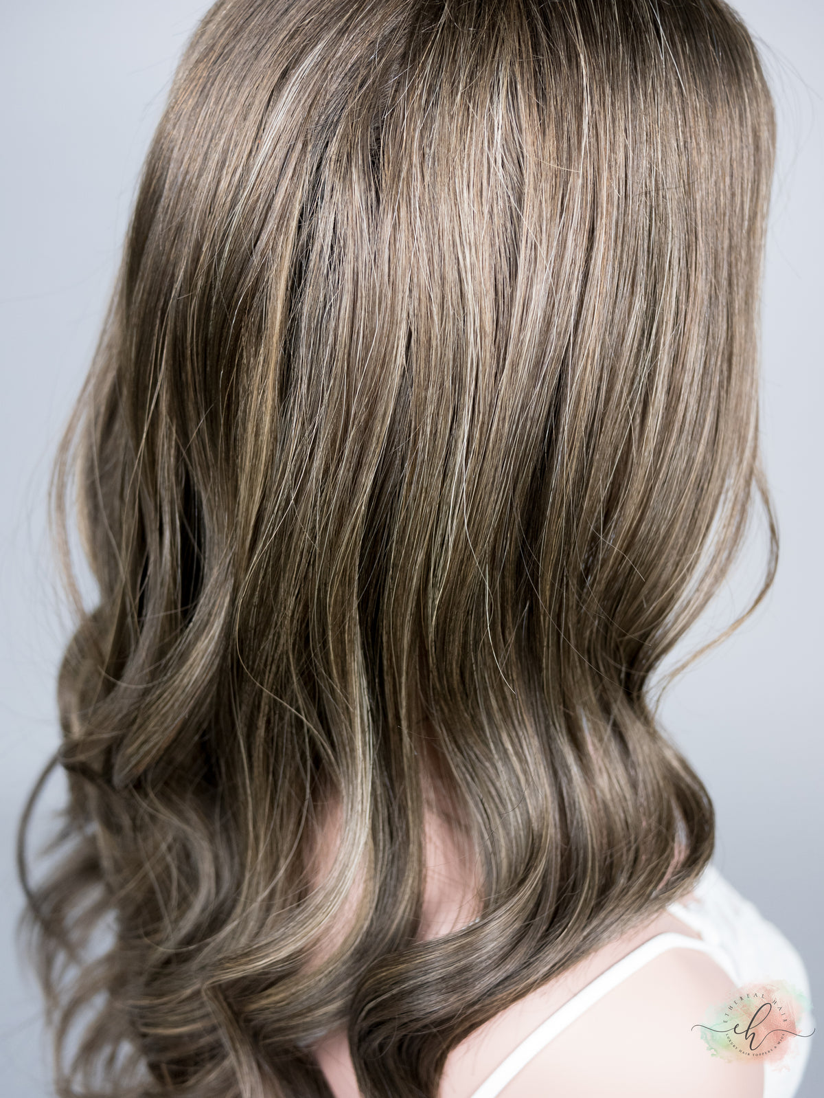 “HADLEY" Premium Wig: Lace Top Pony Wig, Sz. S/M, 22"