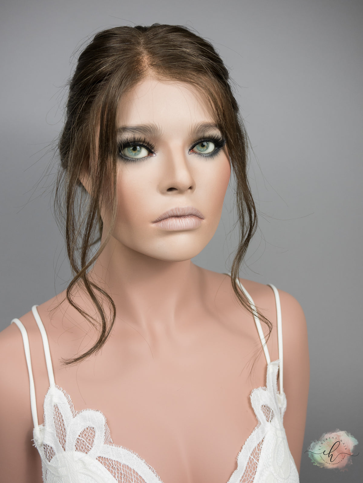 “HADLEY" Premium Wig: Lace Top Pony Wig, Sz. S/M, 22"