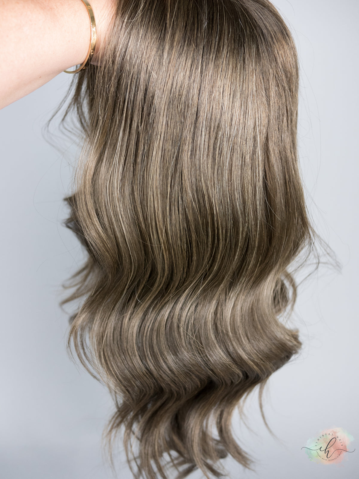 “HADLEY" Premium Wig: Lace Top Pony Wig, Sz. S/M, 22"