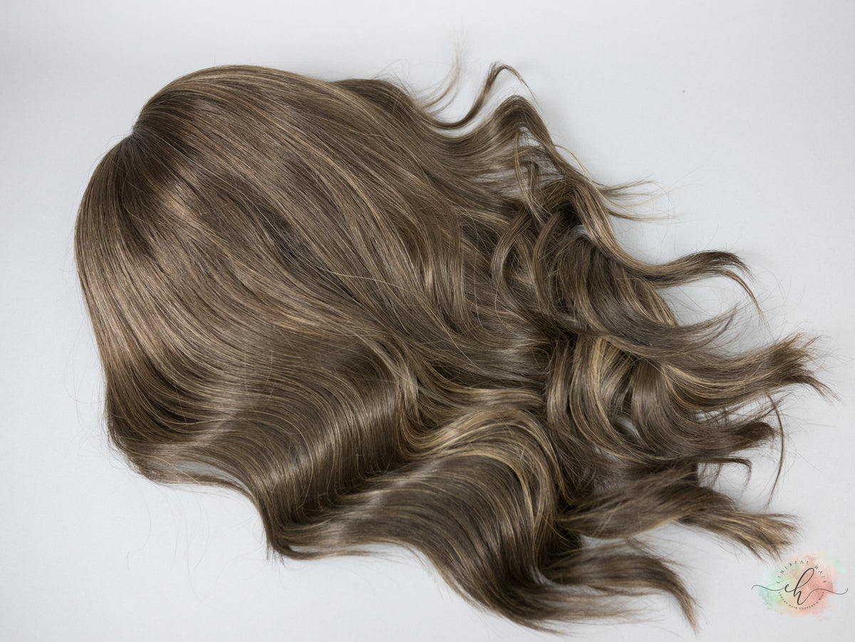 “HADLEY" Premium Wig: Lace Top Pony Wig, Sz. S/M, 22"