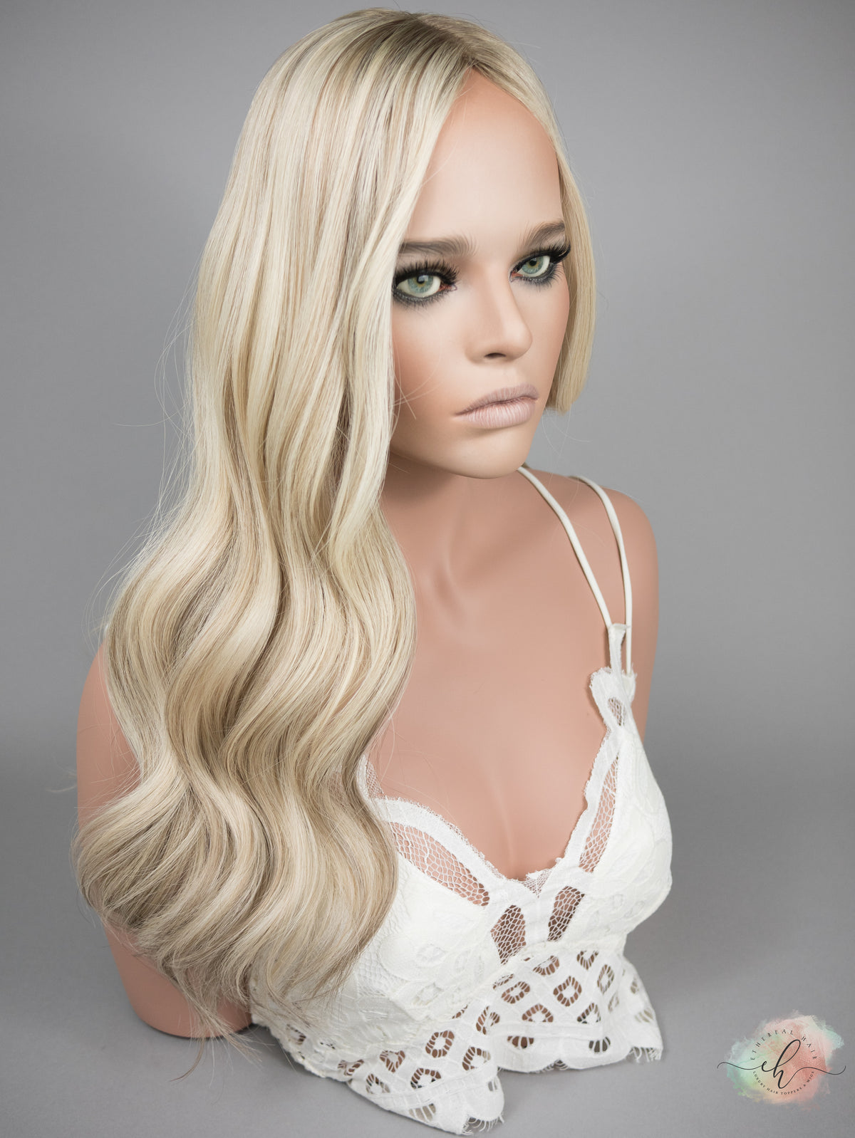 “BIANCA" Premium Topper: Silk Top, 9x9, 24-25"