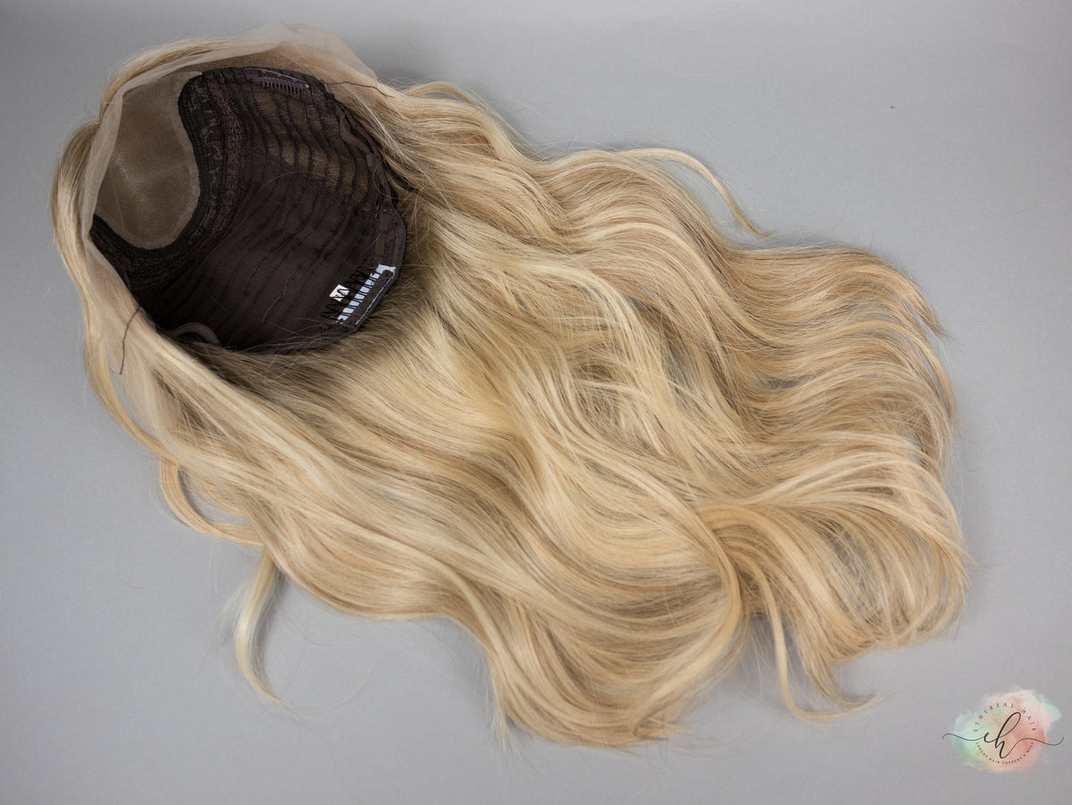 “EVA" Premium Wig: Lace Top, Sz. M, 24"