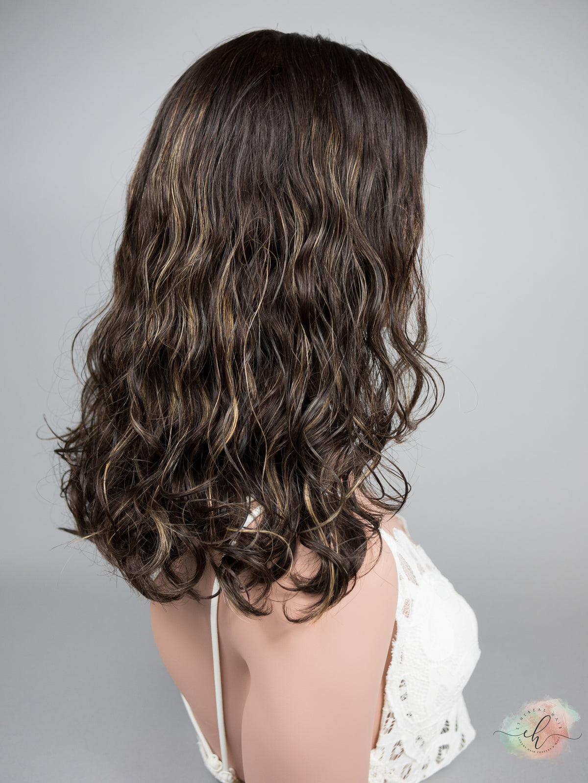 “LARK BALAYAGE" Premium Wig: Lace Top, Sz. M, 16"