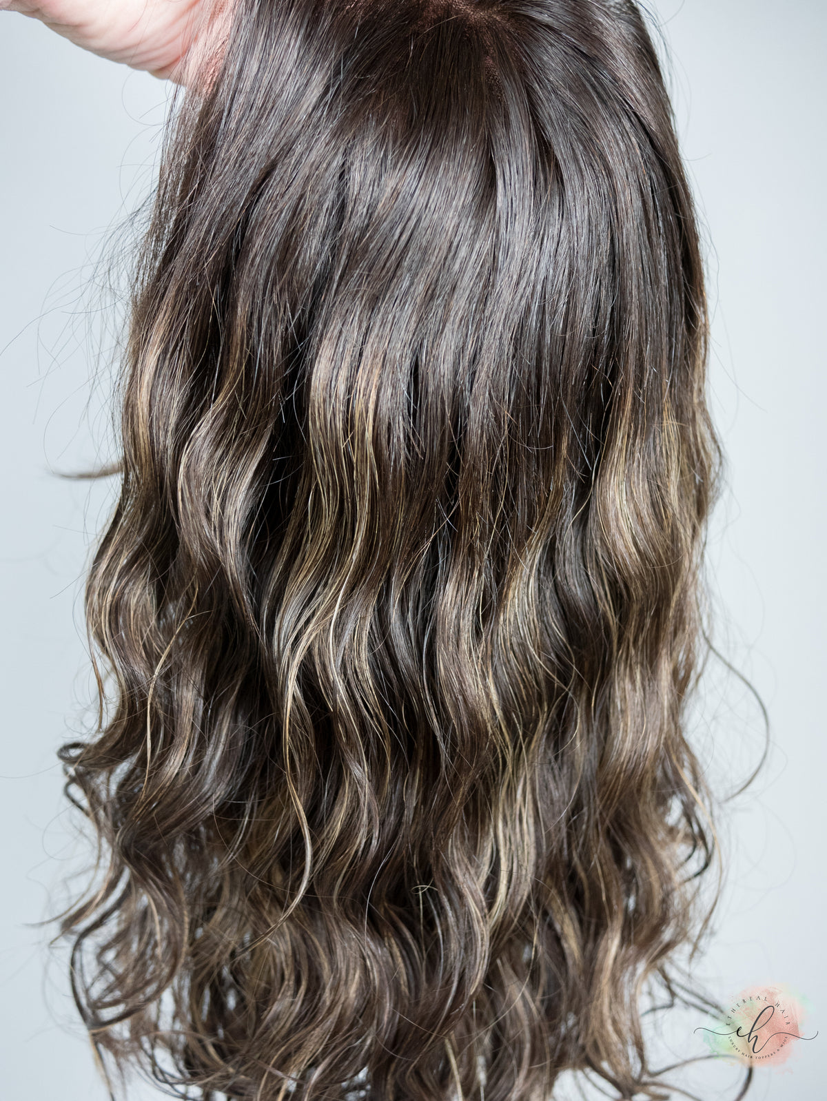 “LARK BALAYAGE" Premium Wig: Lace Top, Sz. M, 16"