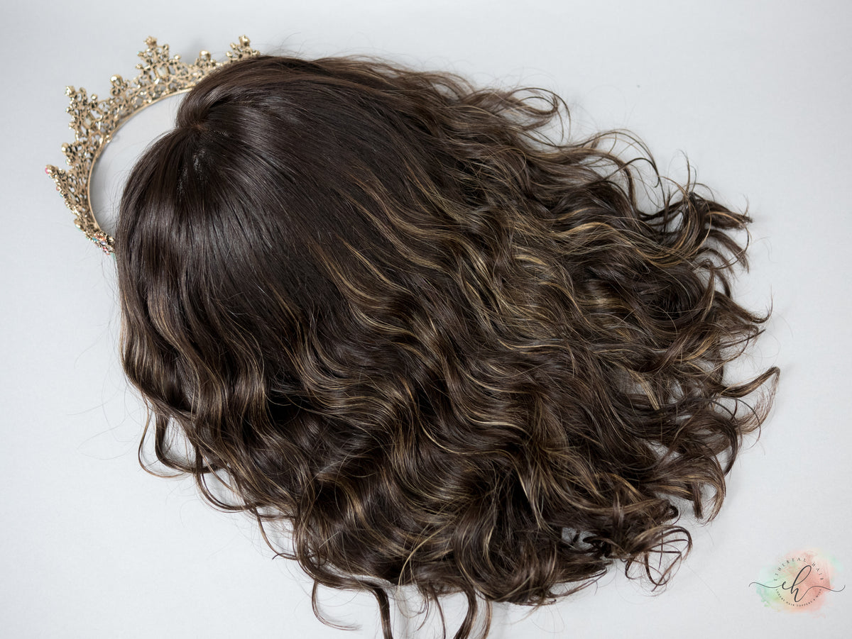 “LARK BALAYAGE" Premium Wig: Lace Top, Sz. M, 16"