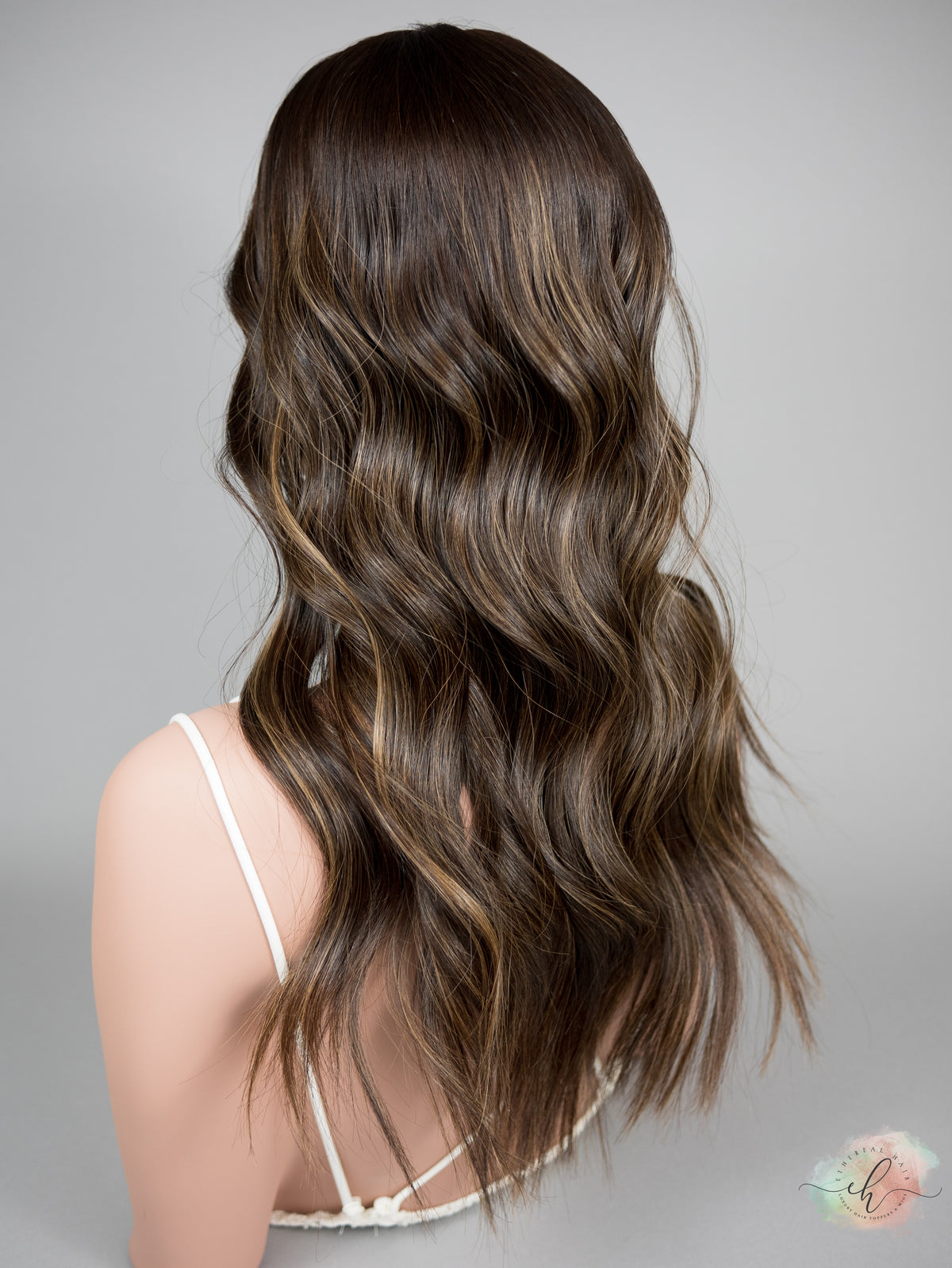 “LUNA BALAYAGE" Premium Topper: Silk Top, 6x7, 22"