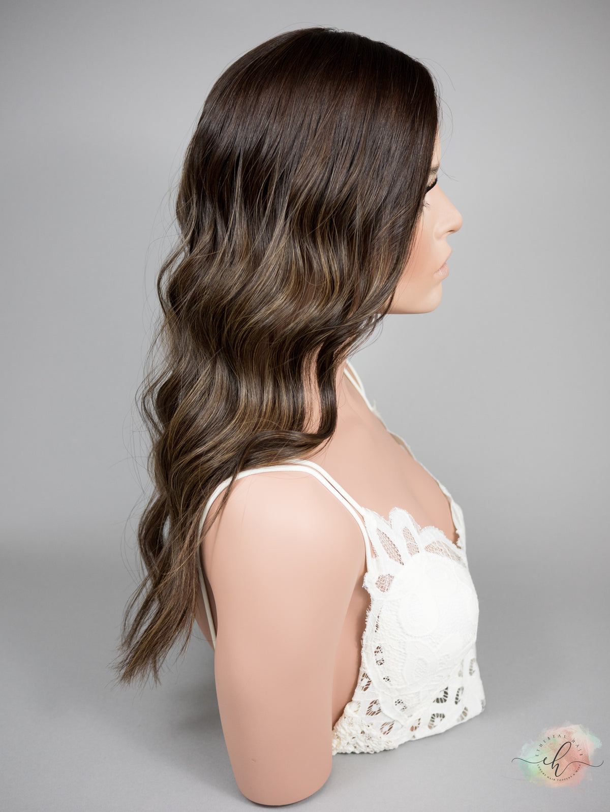 “LUNA BALAYAGE" Premium Topper: Silk Top, 6x7, 22"