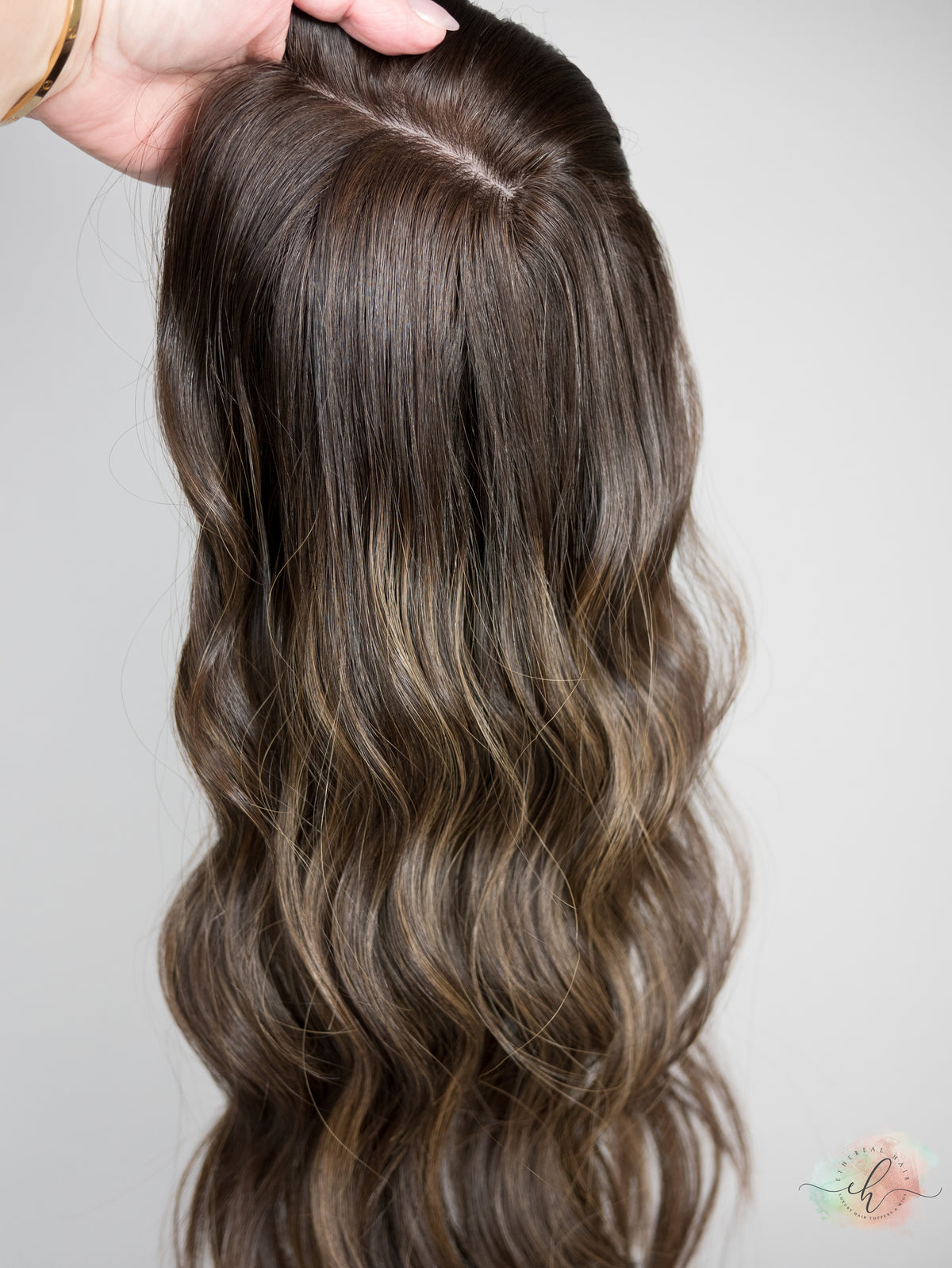 “LUNA BALAYAGE" Premium Topper: Silk Top, 6x7, 22"