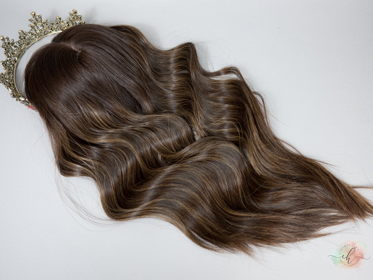 “LUNA BALAYAGE" Premium Topper: Silk Top, 6x7, 22"