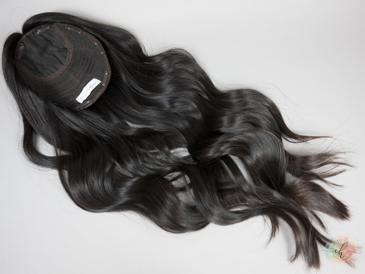 FINAL SALE “RAVEN" Premium Topper: Silk Top, 9x9, 28"