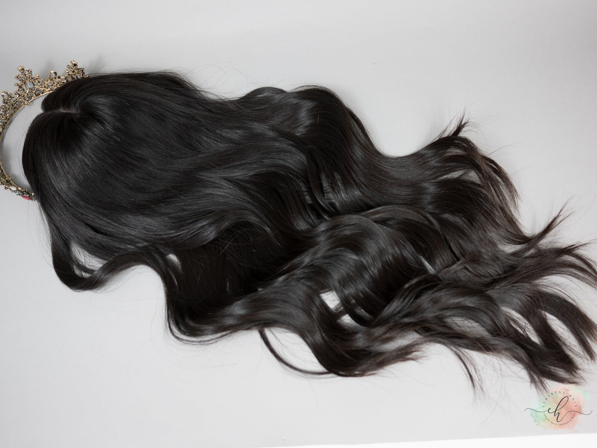 FINAL SALE “RAVEN" Premium Topper: Silk Top, 9x9, 28"