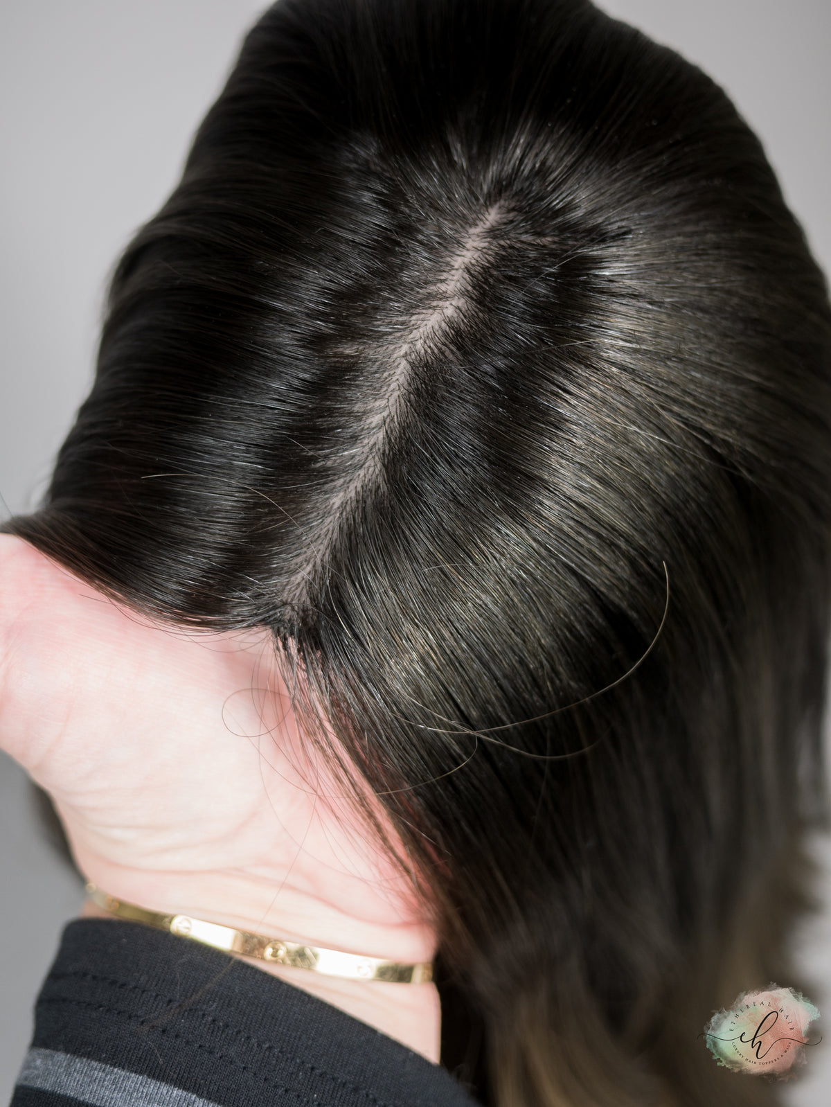 “SMOKED PEARL&quot; Exquisite Topper: Silk Top, 8x8, 27&quot;