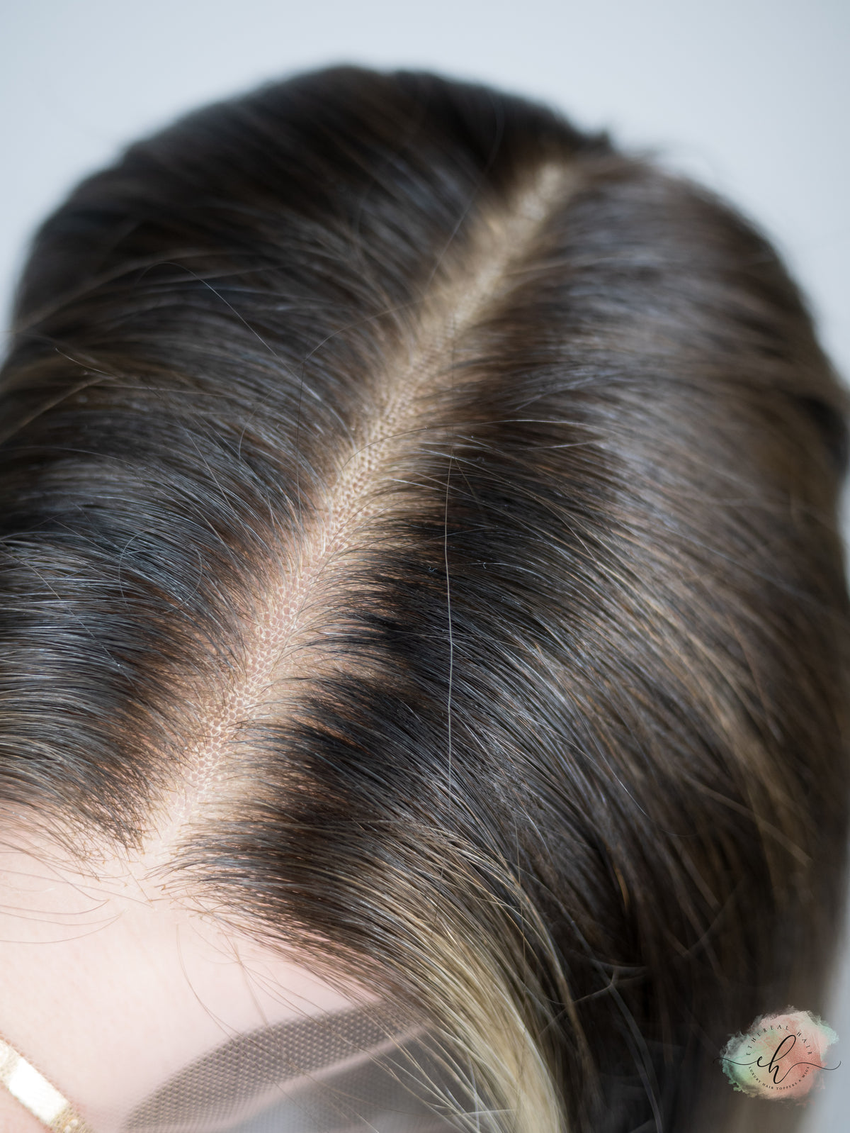 “WORTH IT&quot; Exquisite Wig: Lace Top, Sz. S/M, 18&quot; LOB