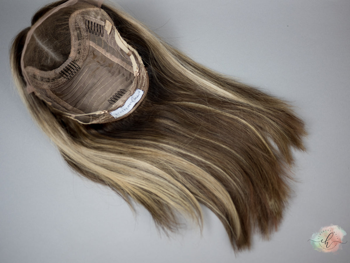 “WORTH IT&quot; Exquisite Wig: Lace Top, Sz. S/M, 18&quot; LOB