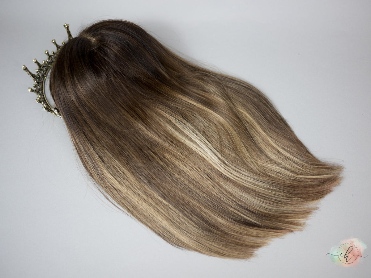 “WORTH IT&quot; Exquisite Wig: Lace Top, Sz. S/M, 18&quot; LOB