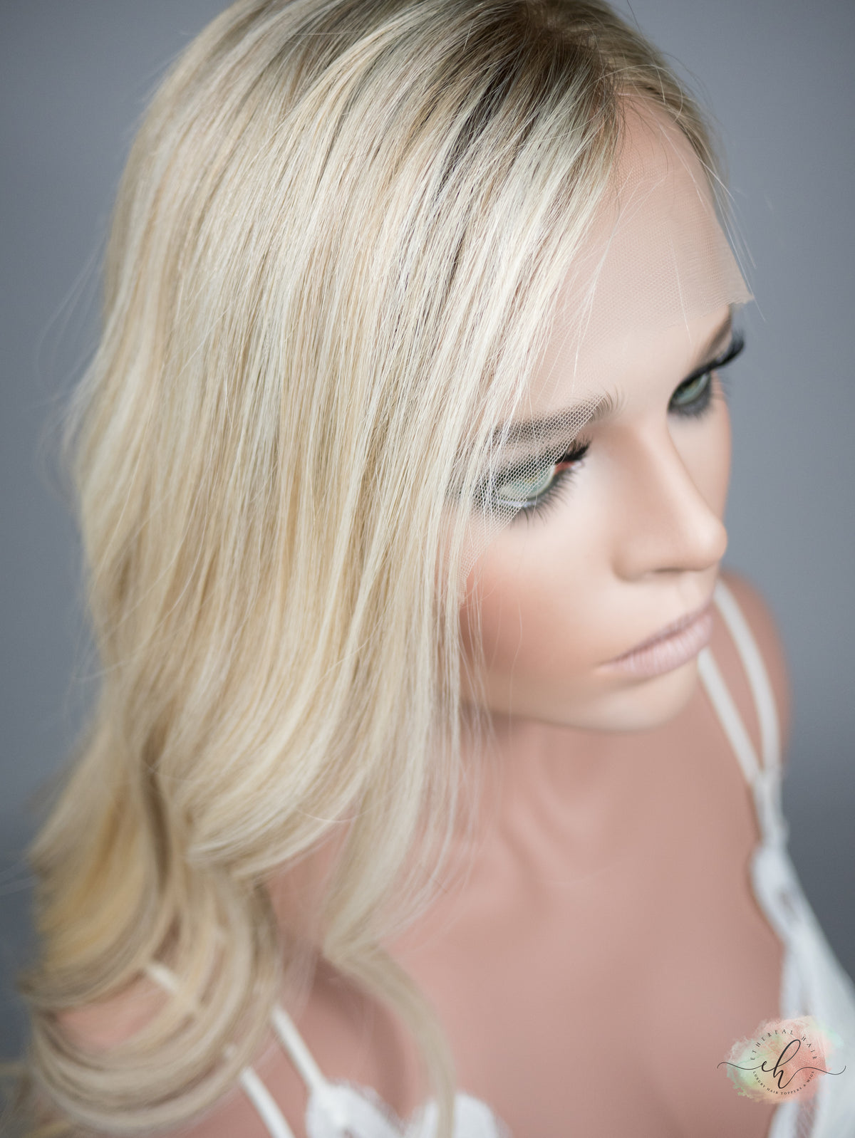 “VICTORIA&quot; Premium Wig: Lace Top, Sz. M, 26&quot;