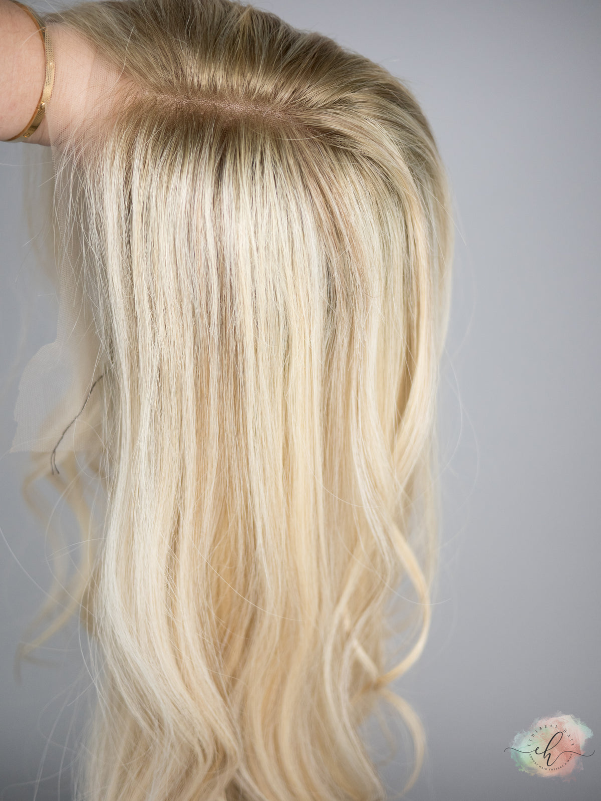 “VICTORIA&quot; Premium Wig: Lace Top, Sz. M, 26&quot;