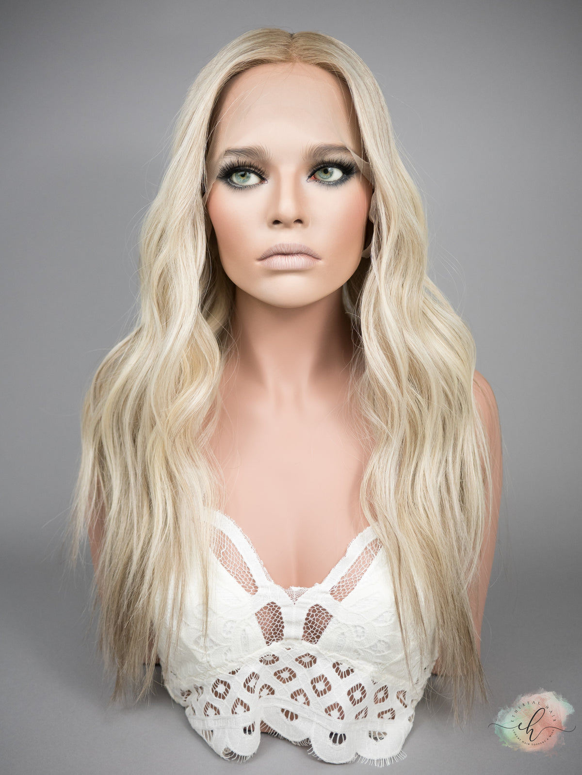 “BIANCA" Premium Wig: Lace Top, Sz. M, 25"