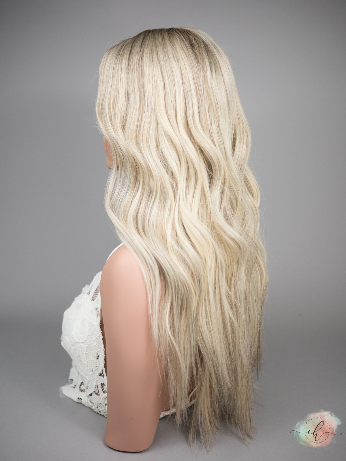 “BIANCA" Premium Wig: Lace Top, Sz. M, 25"