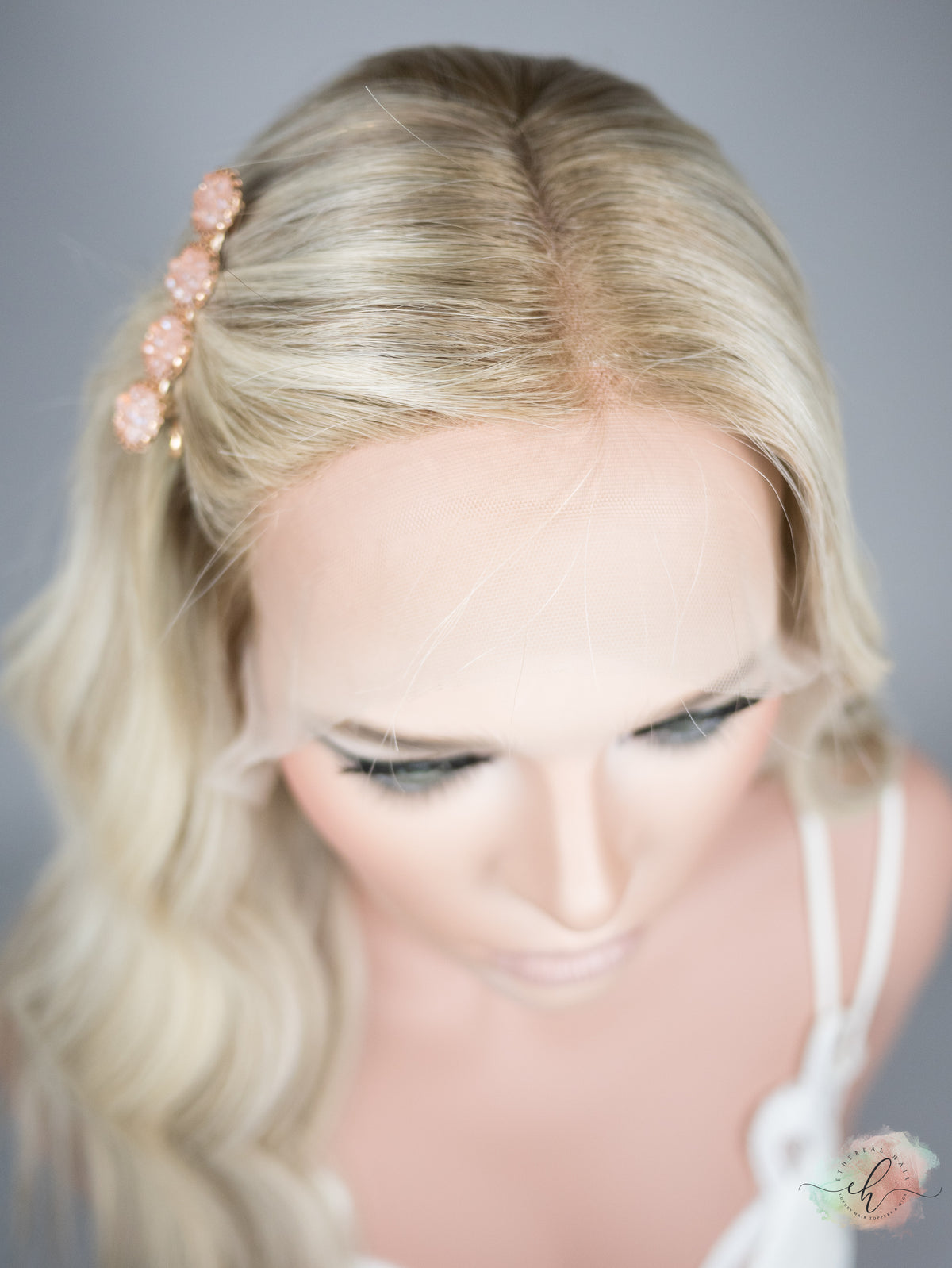 “BIANCA" Premium Wig: Lace Top, Sz. M, 25"