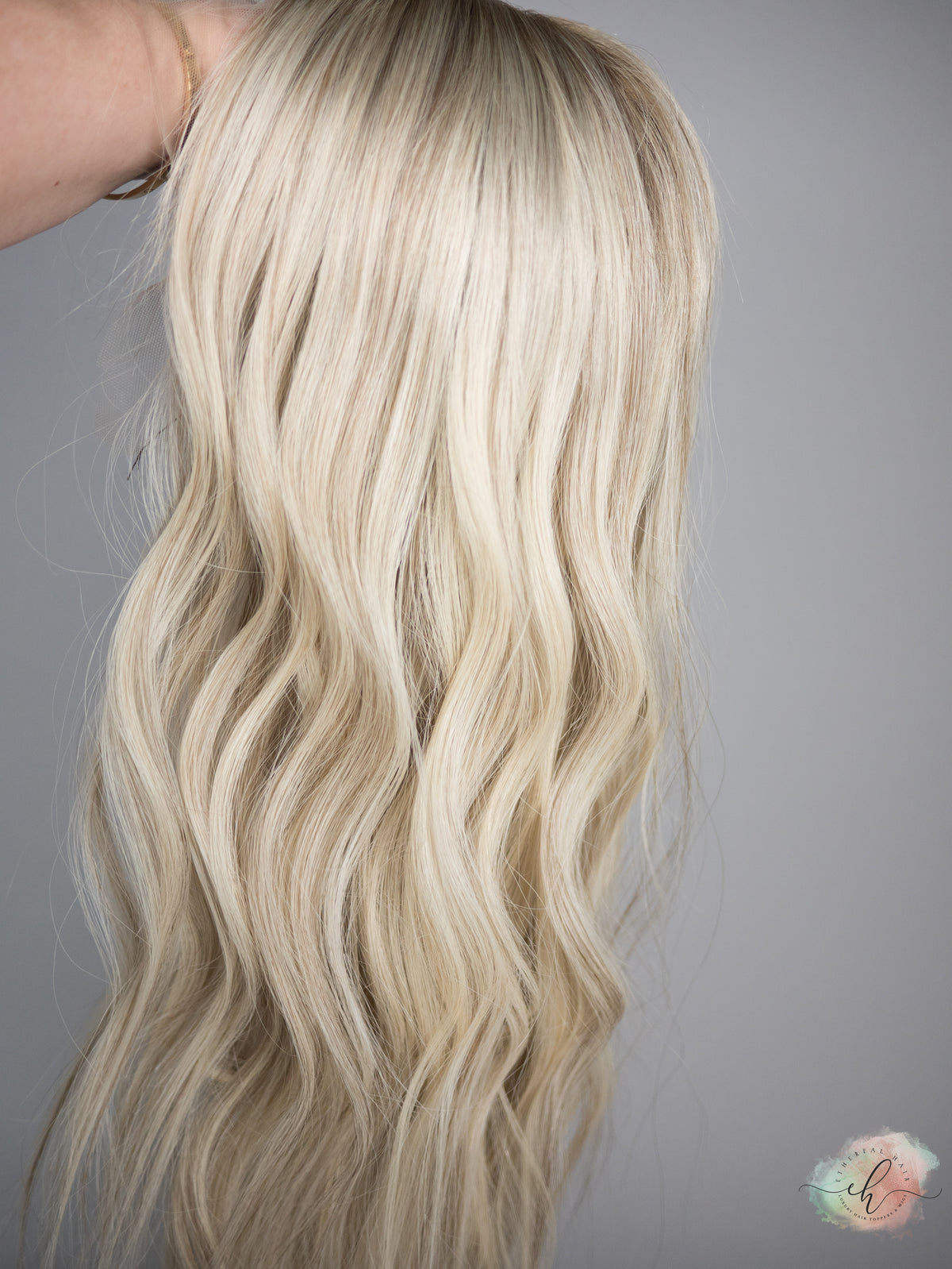 “BIANCA" Premium Wig: Lace Top, Sz. M, 25"
