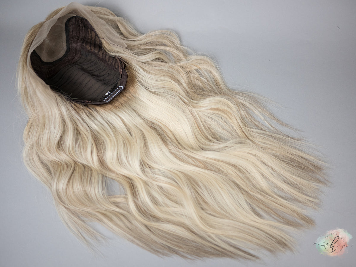 “BIANCA" Premium Wig: Lace Top, Sz. M, 25"