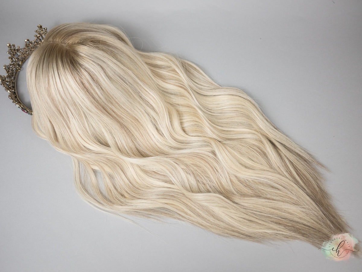 “BIANCA" Premium Wig: Lace Top, Sz. M, 25"