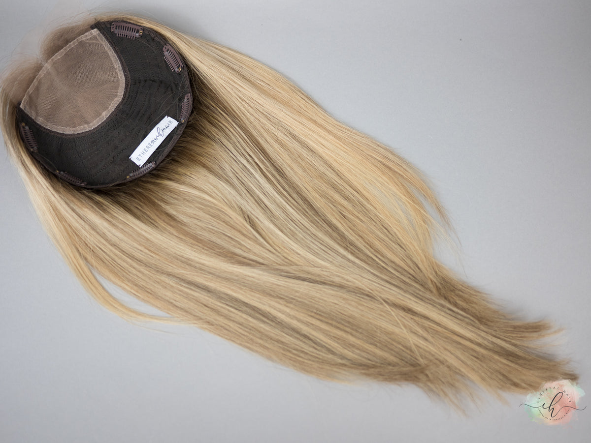 “VEE&quot; Premium Topper: Lace Top, 8x8, 21&quot;