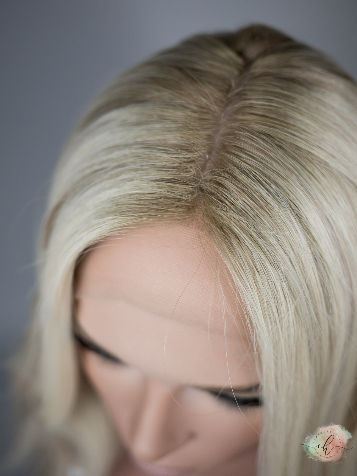 “BIANCA" Premium Wig: Silk Top Lace Front, Sz. L, 23"