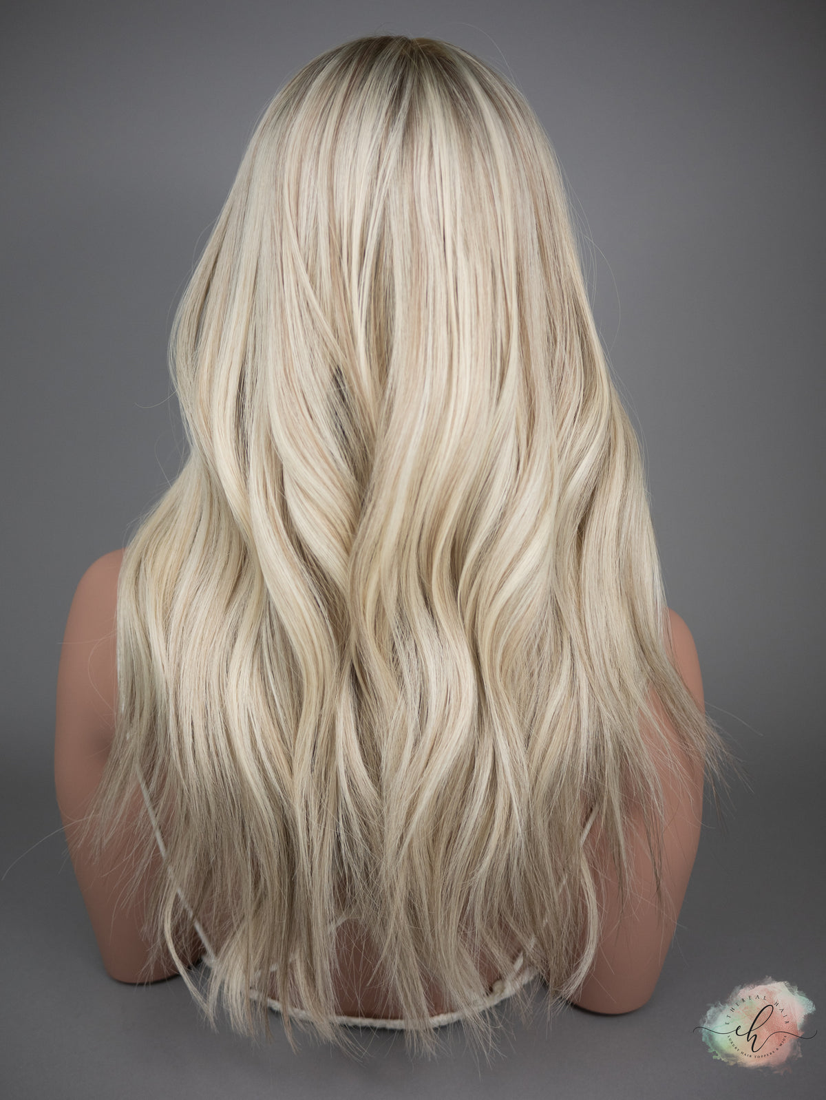 “BIANCA" Premium Wig: Silk Top Lace Front, Sz. L, 23"