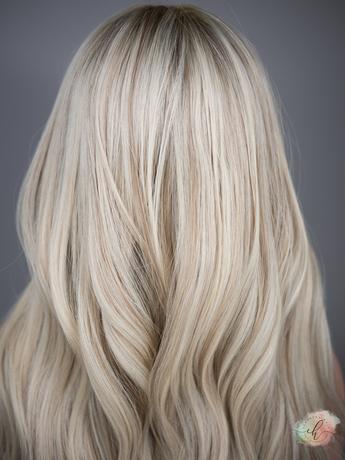 “BIANCA" Premium Wig: Silk Top Lace Front, Sz. L, 23"