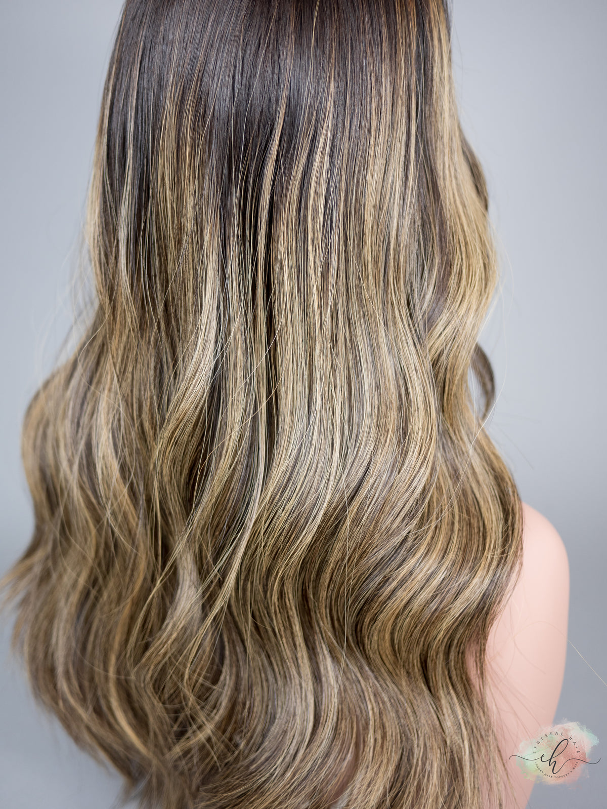 “LARK BALAYAGE" Premium Topper: Silk Top, 9x9, 25"