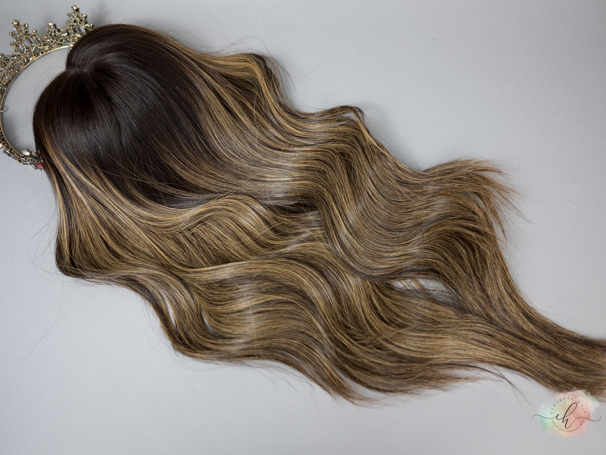 “LARK BALAYAGE" Premium Topper: Silk Top, 9x9, 25"