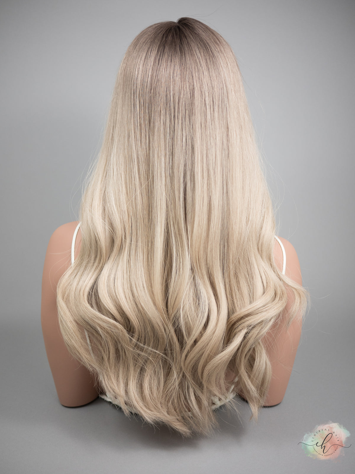 “DOVE" Exquisite Wig: Lace Top, Sz. M, 22"