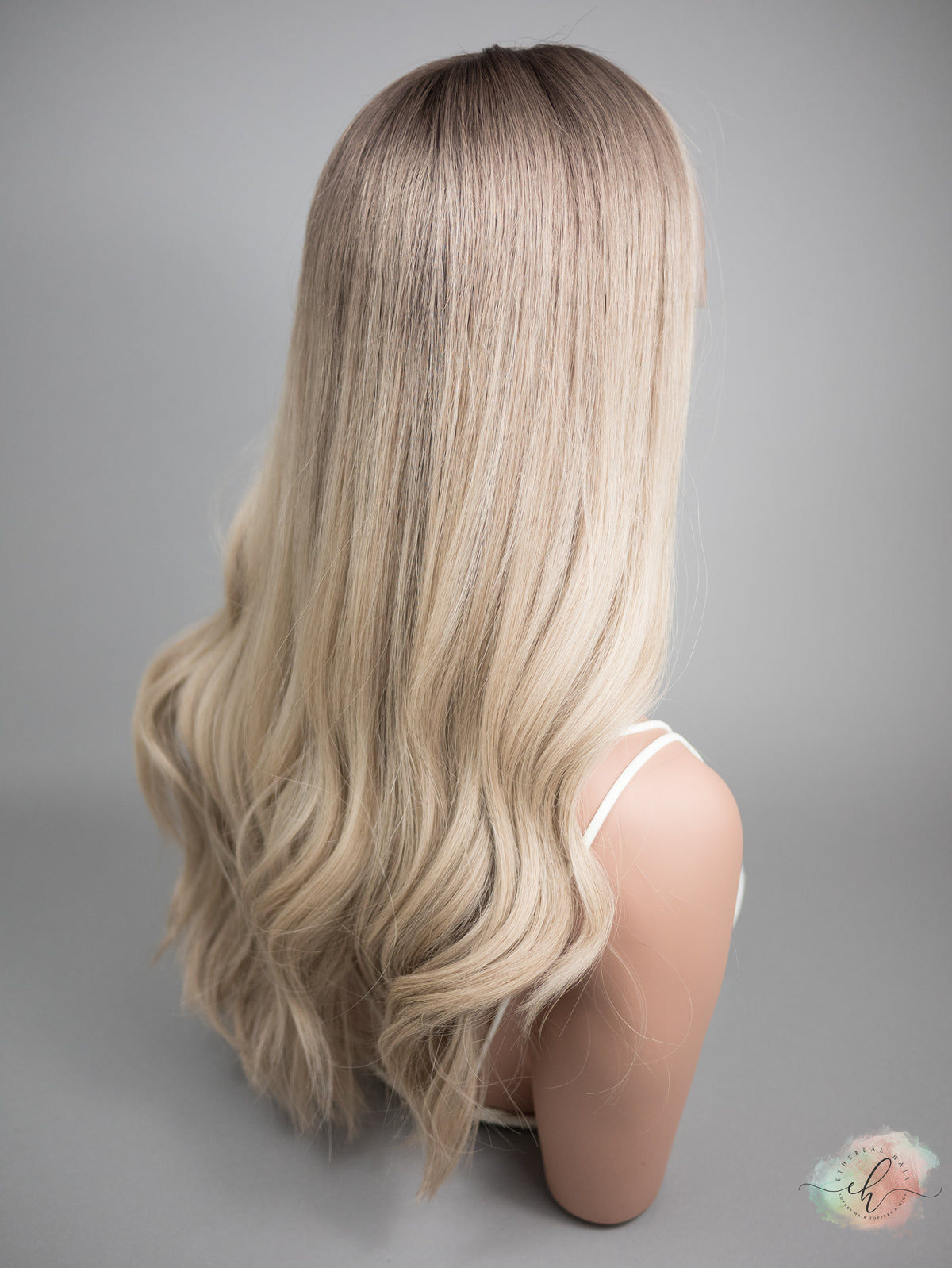 “DOVE" Exquisite Wig: Lace Top, Sz. M, 22"