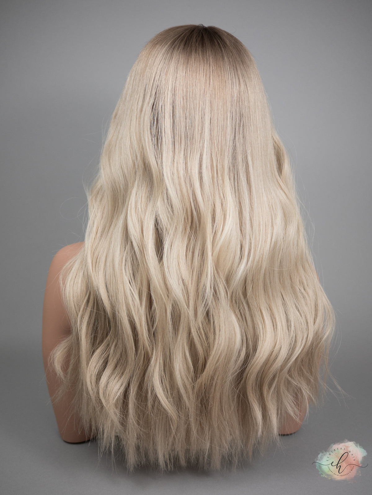 “OPULENCE&quot; Exquisite Wig: Lace Top, Sz. M, 23&quot;