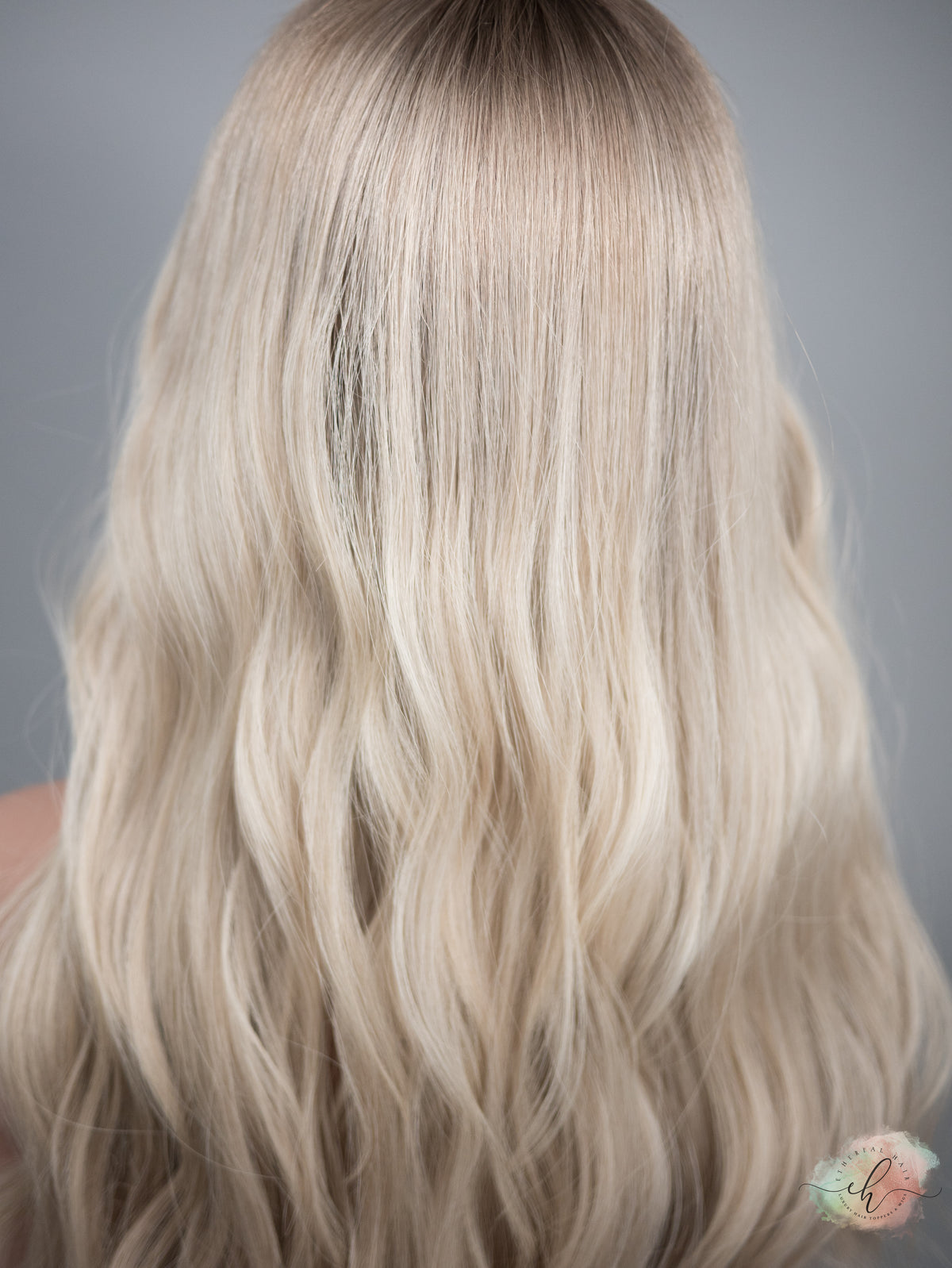 “OPULENCE&quot; Exquisite Wig: Lace Top, Sz. M, 23&quot;