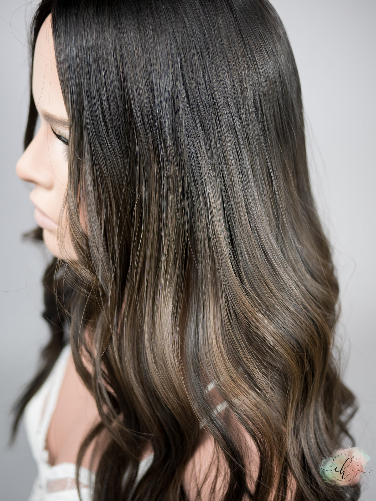 “NIGHTFALL" Exquisite Topper: Silk Top, 8x8, 23"