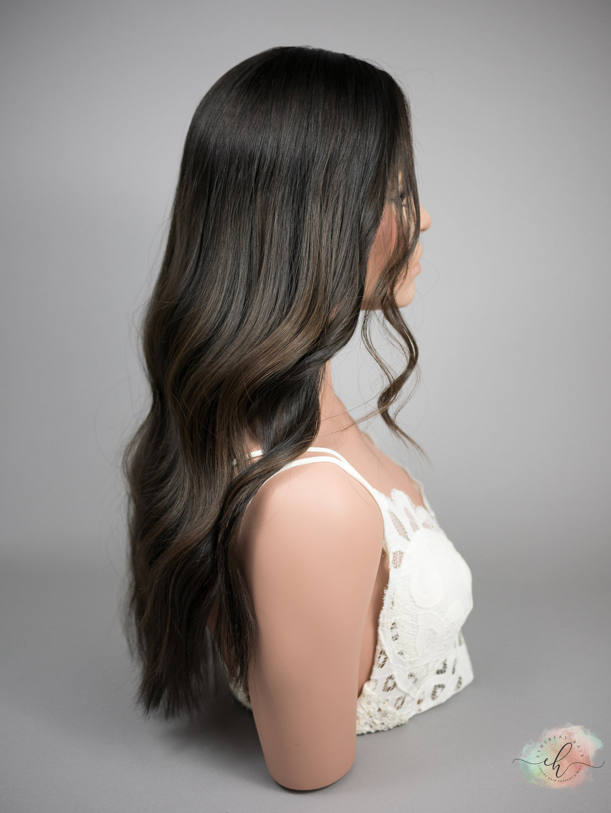 “NIGHTFALL" Exquisite Topper: Silk Top, 8x8, 23"