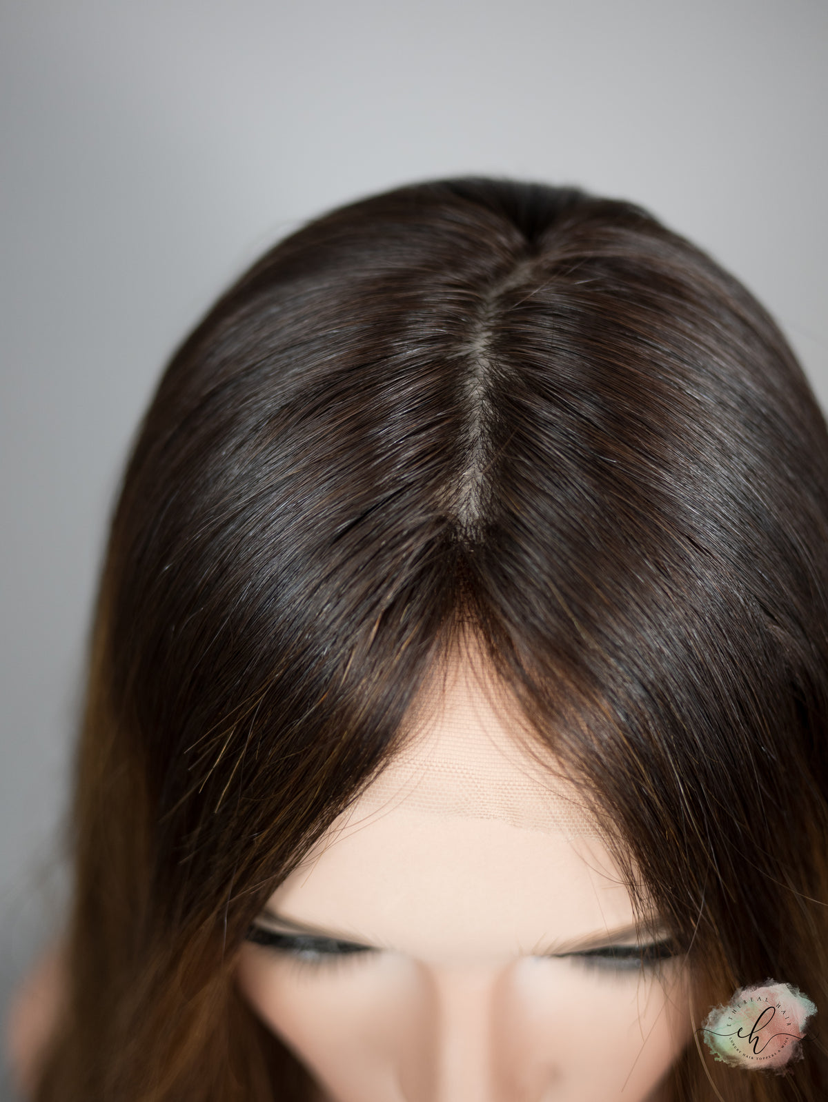 “HAZEL" Premium Wig: Silk Top Lace Front, Sz. M, 25"