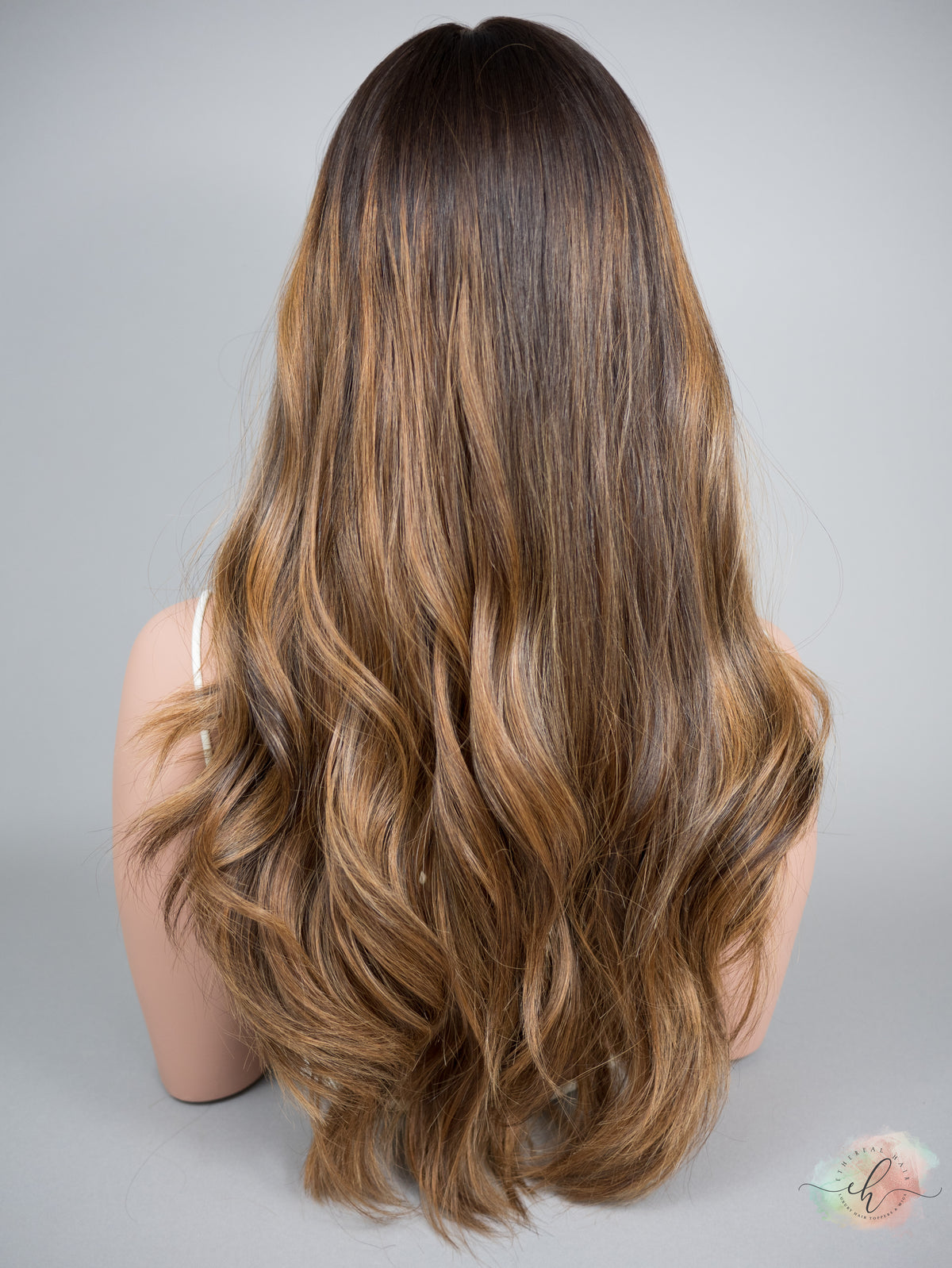 “HAZEL" Premium Wig: Silk Top Lace Front, Sz. M, 25"